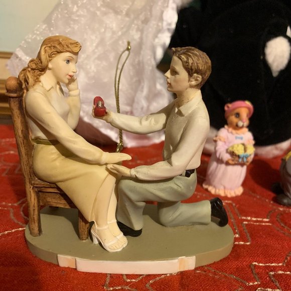 🎉 Free! Bundle Wedding bears Give flowers bears proposal man and women - Picture 11 of 12